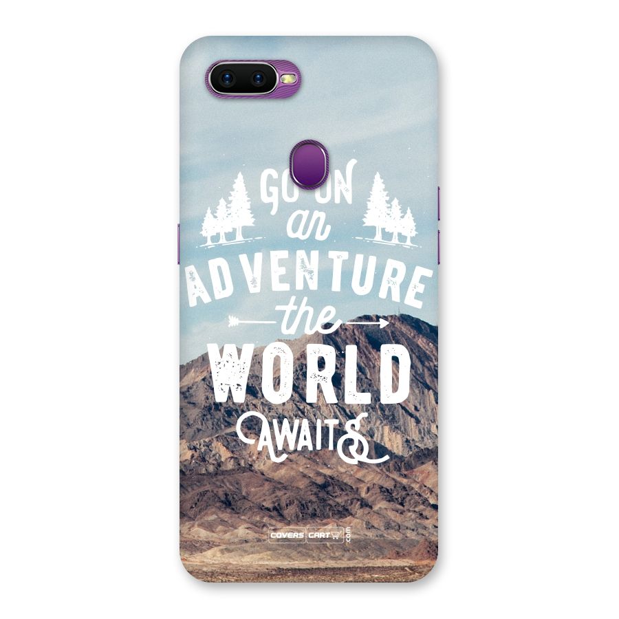 Adventure World Back Case for Oppo F9