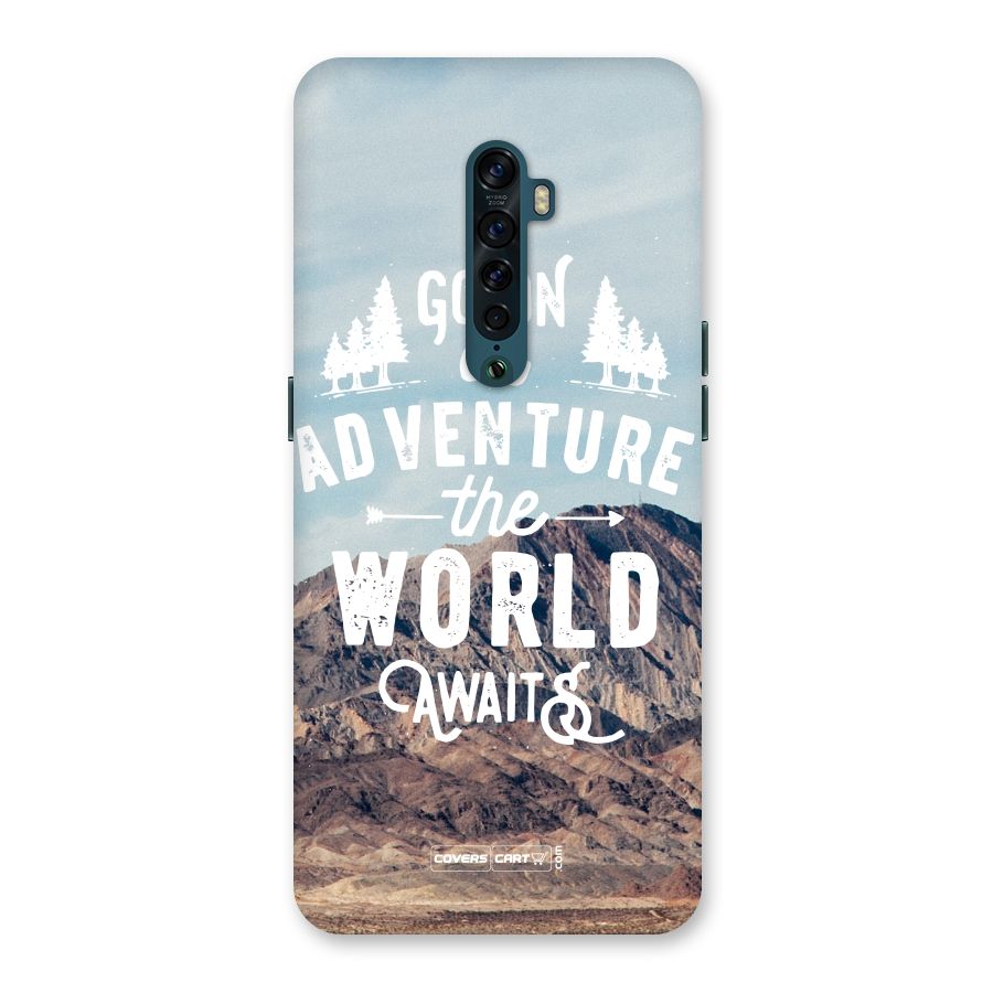 Adventure World Back Case for Oppo Reno2