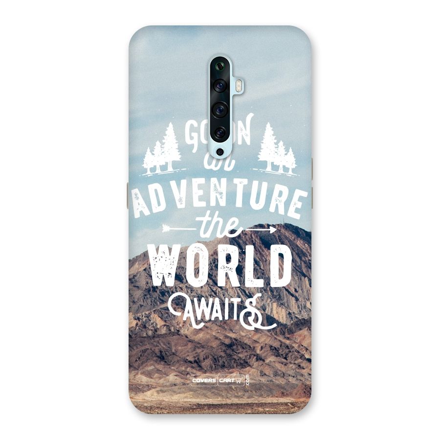 Adventure World Back Case for Oppo Reno2 Z
