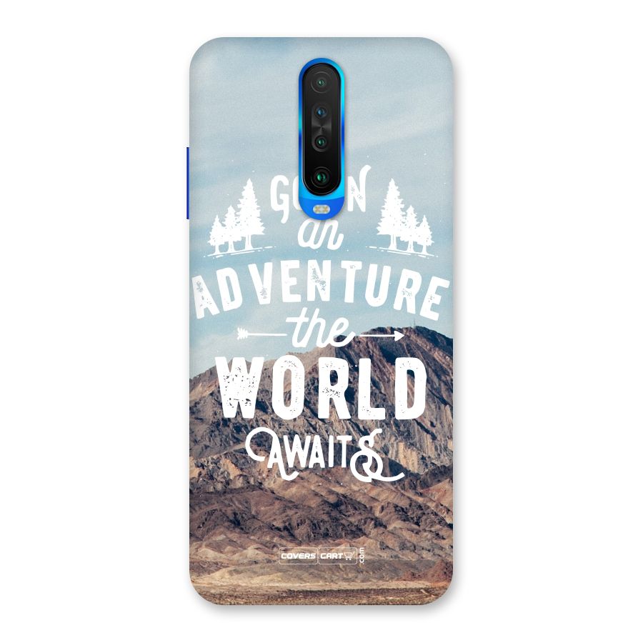 Adventure World Back Case for Poco X2