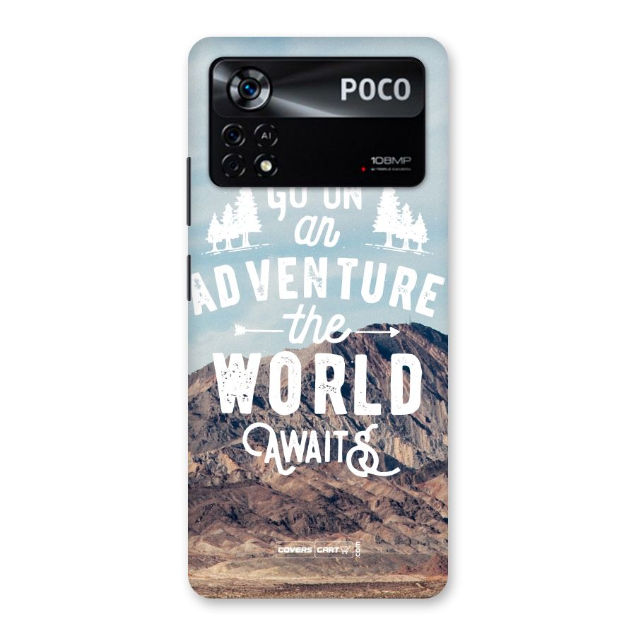 Adventure World Back Case for Poco X4 Pro 5G