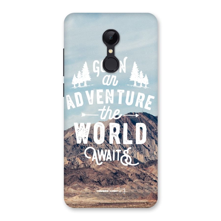Adventure World Back Case for Redmi 5