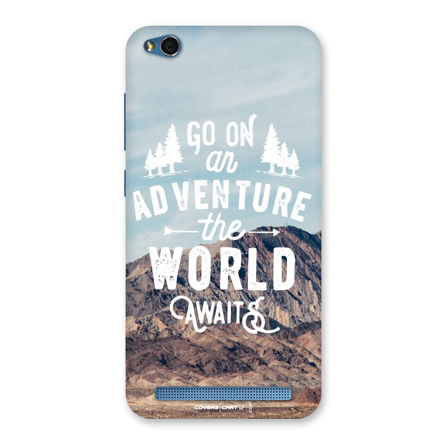 Adventure World Back Case for Redmi 5A