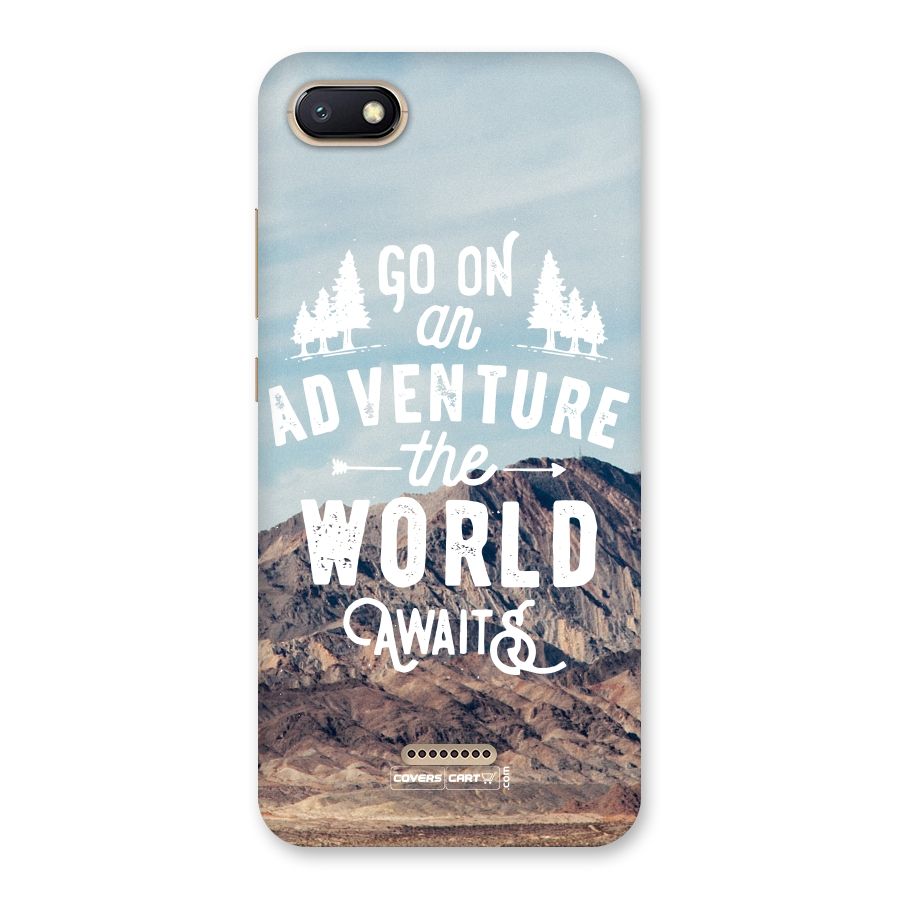 Adventure World Back Case for Redmi 6A