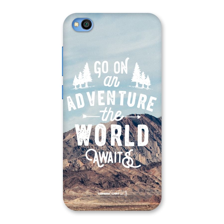 Adventure World Back Case for Redmi Go