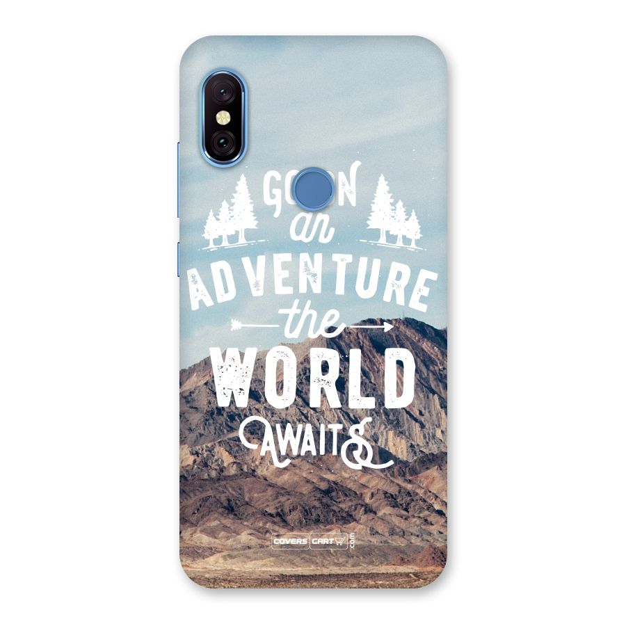 Adventure World Back Case for Redmi Note 6 Pro