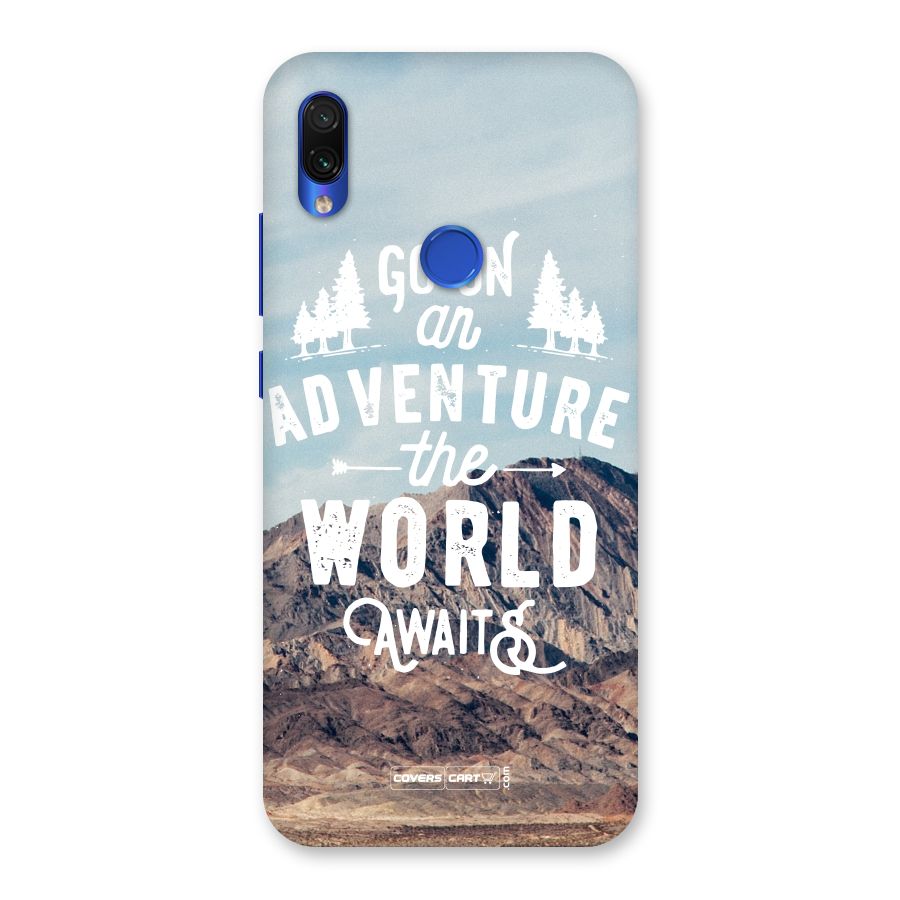 Adventure World Back Case for Redmi Note 7S