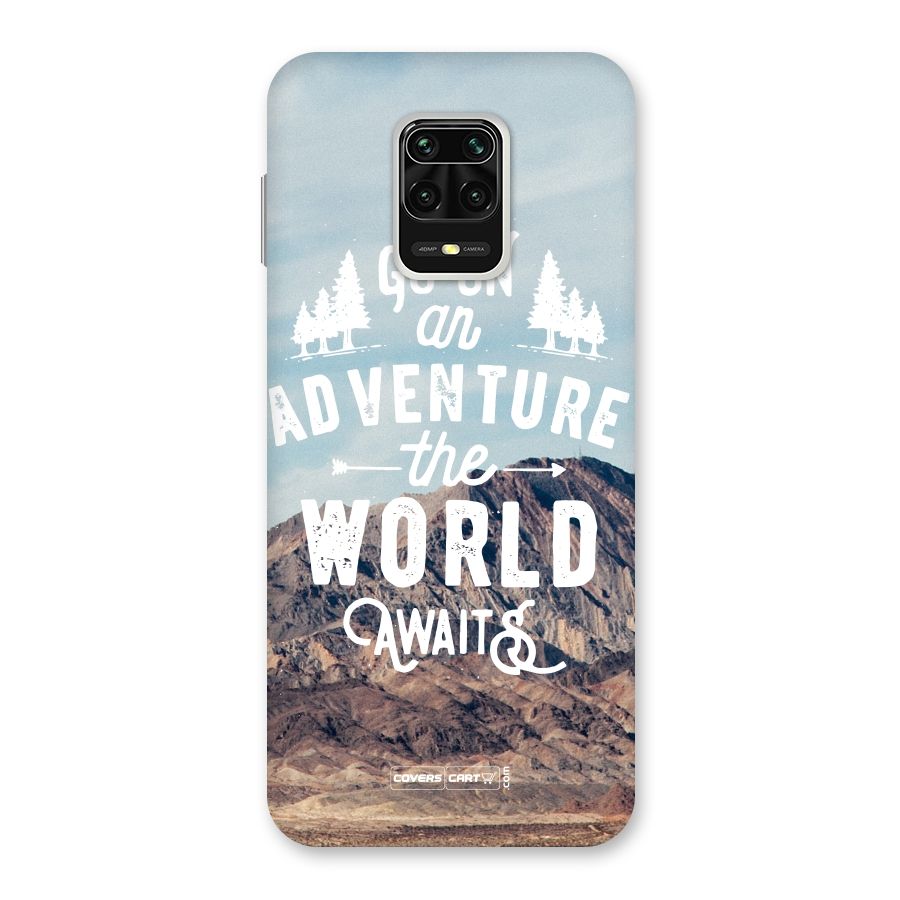 Adventure World Back Case for Redmi Note 9 Pro