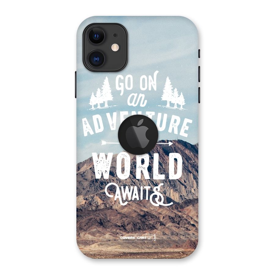 Adventure World Back Case for iPhone 11 Logo Cut