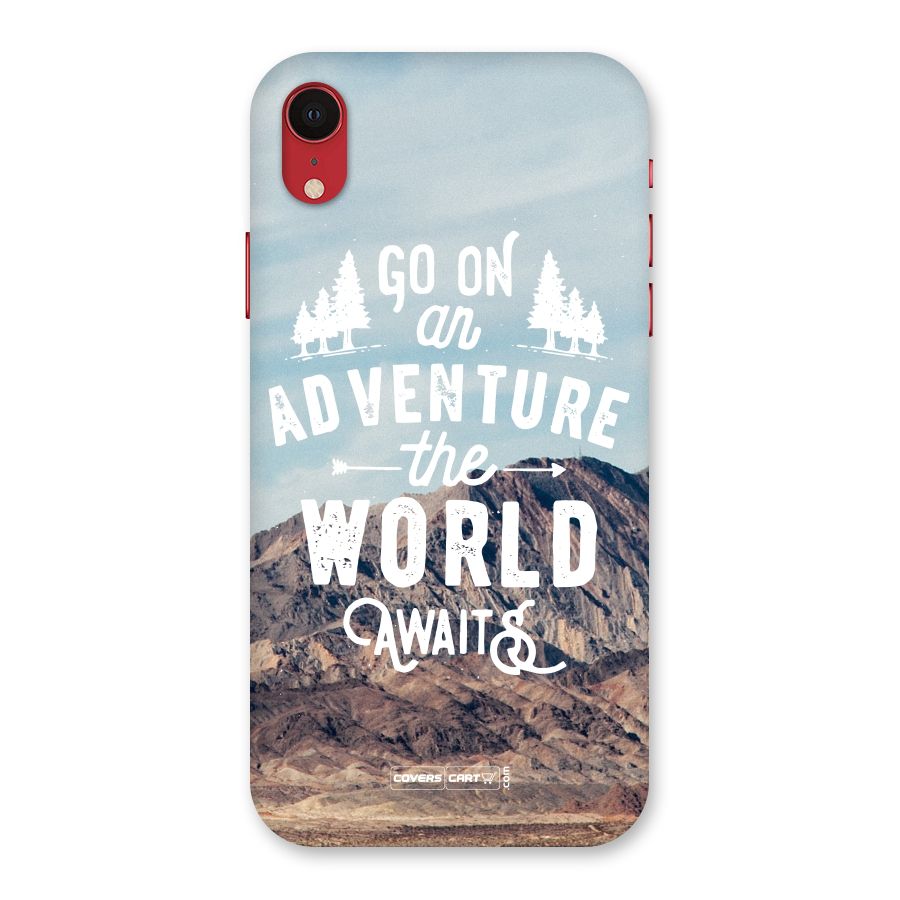 Adventure World Back Case for iPhone XR