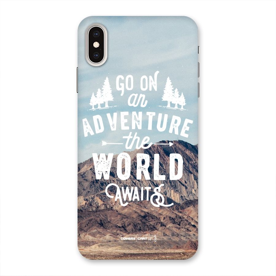 Adventure World Back Case for iPhone XS Max
