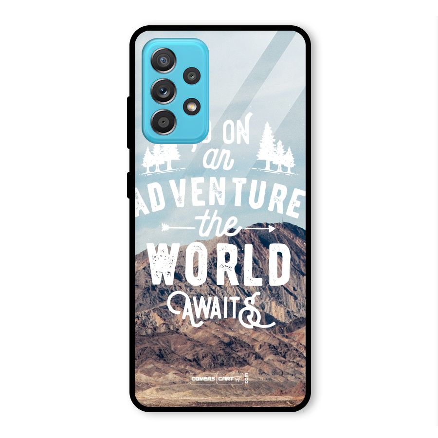 Adventure World Glass Back Case for Galaxy A52s 5G