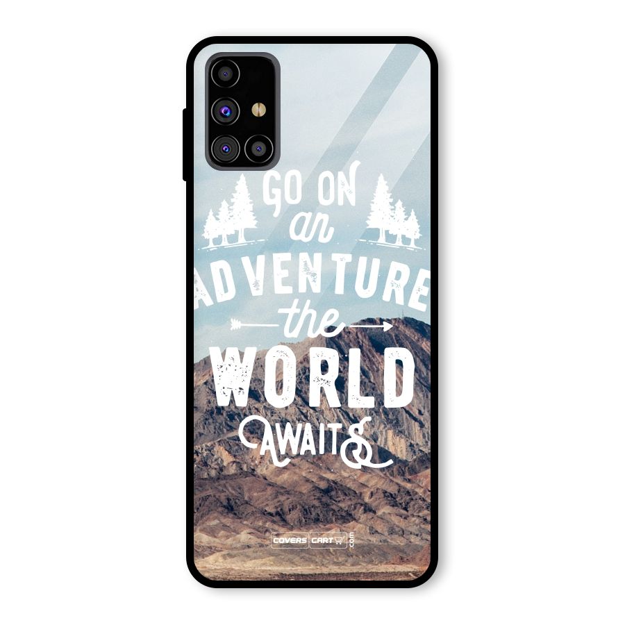 Adventure World Glass Back Case for Galaxy M31s