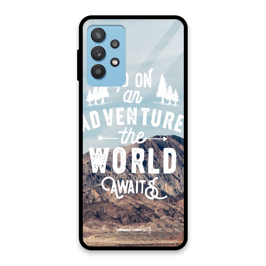 Adventure World Glass Back Case for Galaxy M32 5G