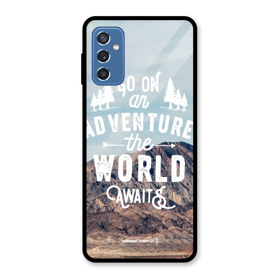 Adventure World Glass Back Case for Galaxy M52 5G