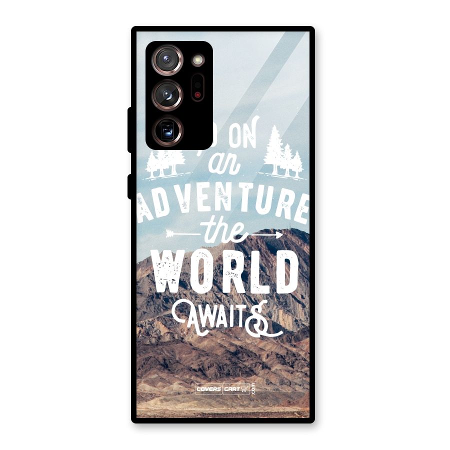 Adventure World Glass Back Case for Galaxy Note 20 Ultra