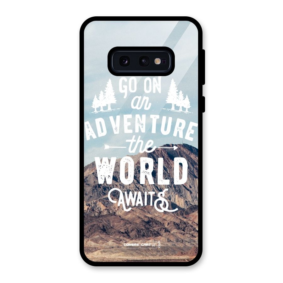 Adventure World Glass Back Case for Galaxy S10e