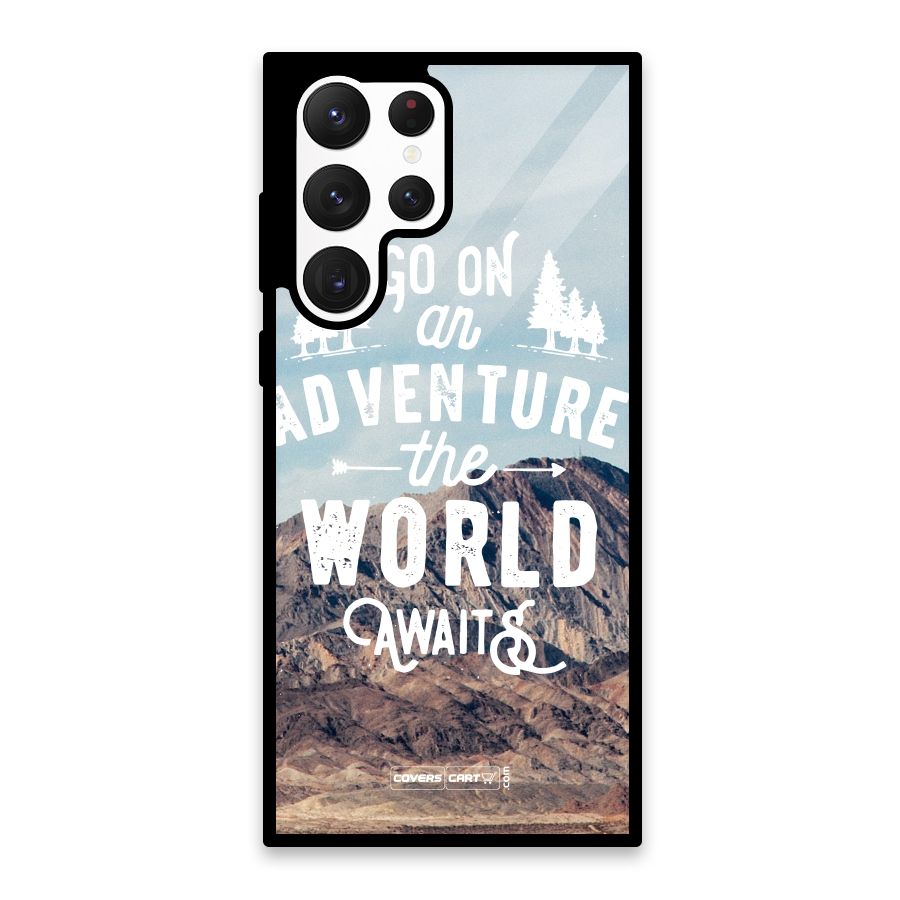 Adventure World Glass Back Case for Galaxy S22 Ultra 5G