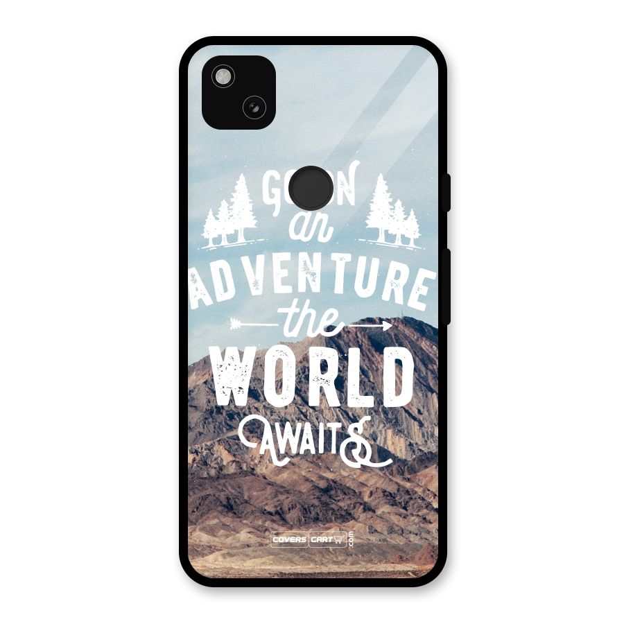 Adventure World Glass Back Case for Google Pixel 4a