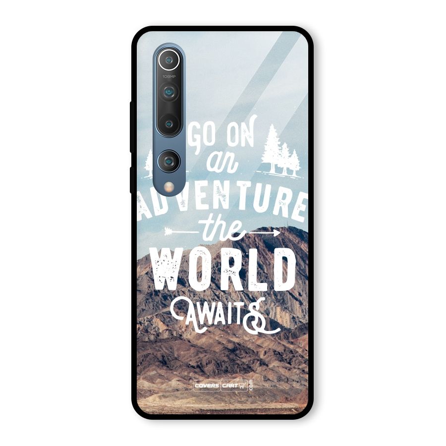 Adventure World Glass Back Case for Mi 10