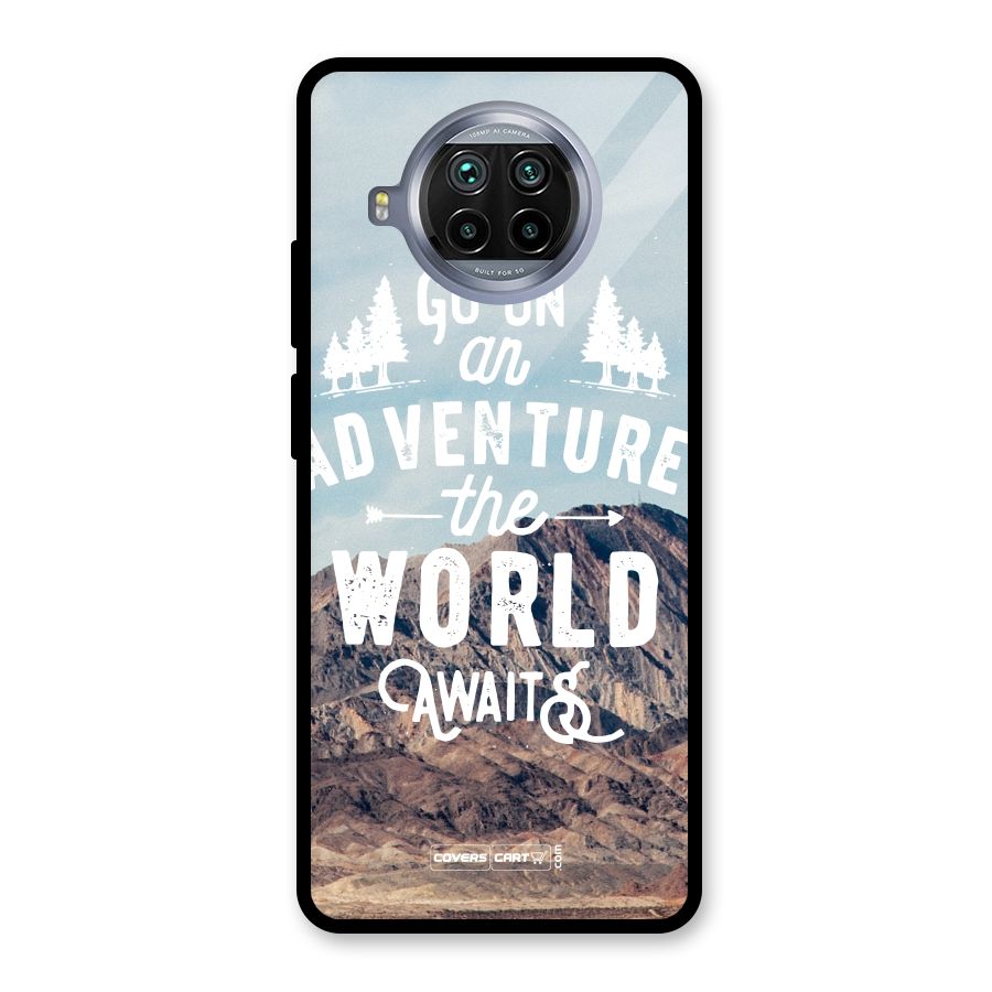 Adventure World Glass Back Case for Mi 10i
