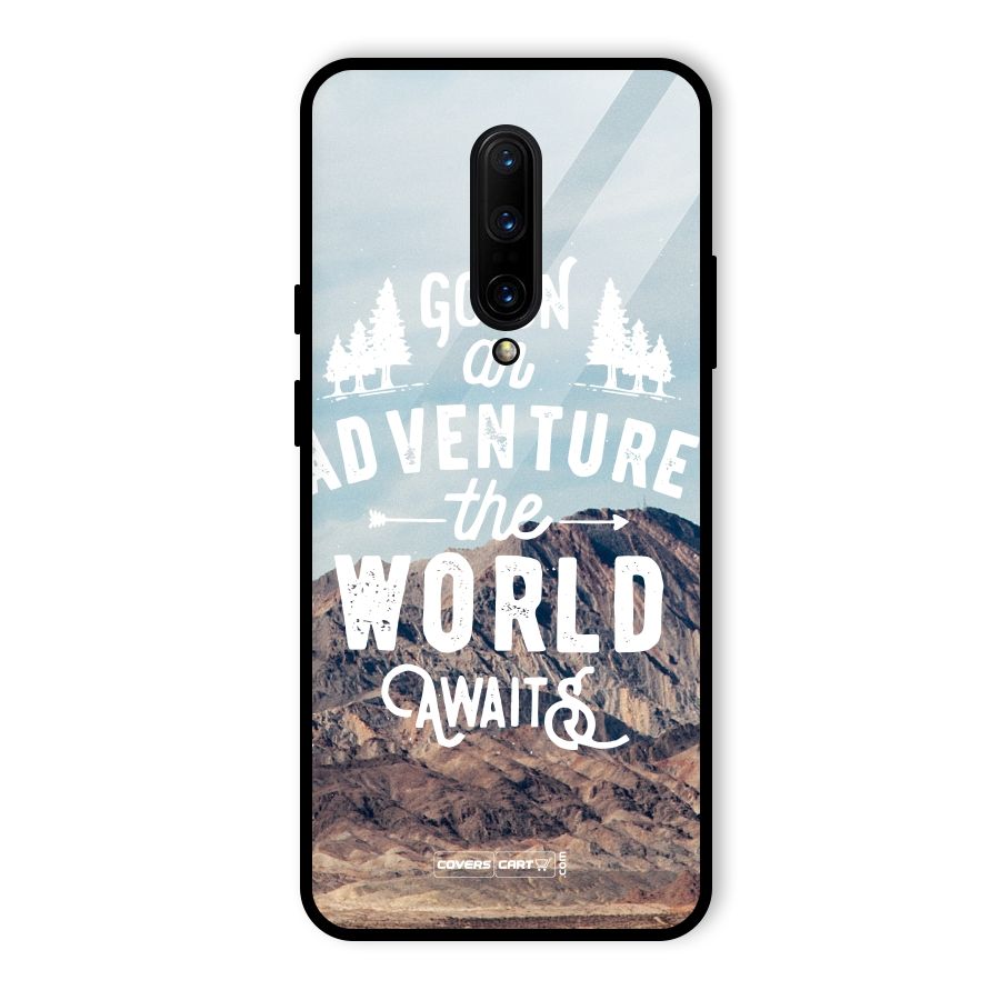 Adventure World Glass Back Case for OnePlus 7 Pro