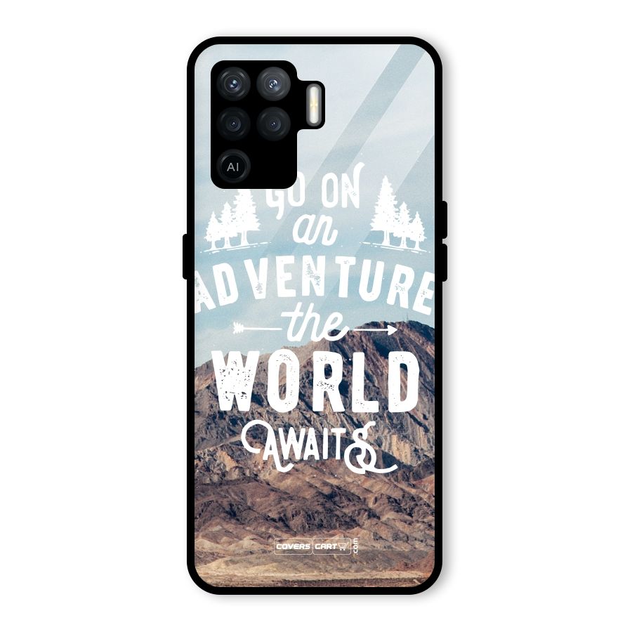 Adventure World Glass Back Case for Oppo F19 Pro