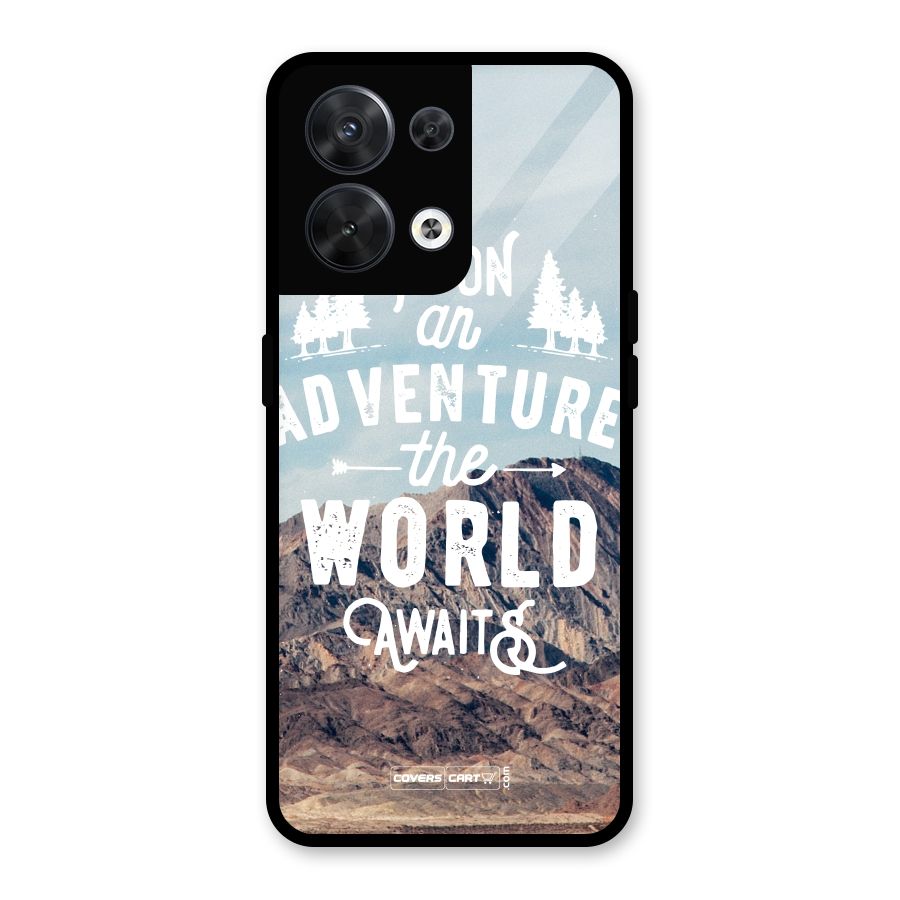 Adventure World Glass Back Case for Oppo Reno8 5G