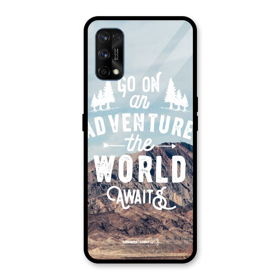 Adventure World Glass Back Case for Realme 7 Pro