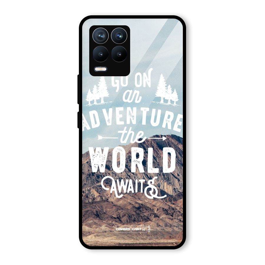 Adventure World Glass Back Case for Realme 8 Pro
