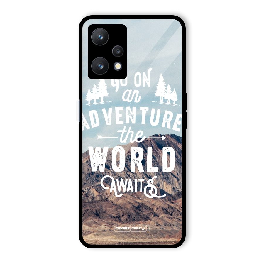 Adventure World Glass Back Case for Realme 9 Pro 5G