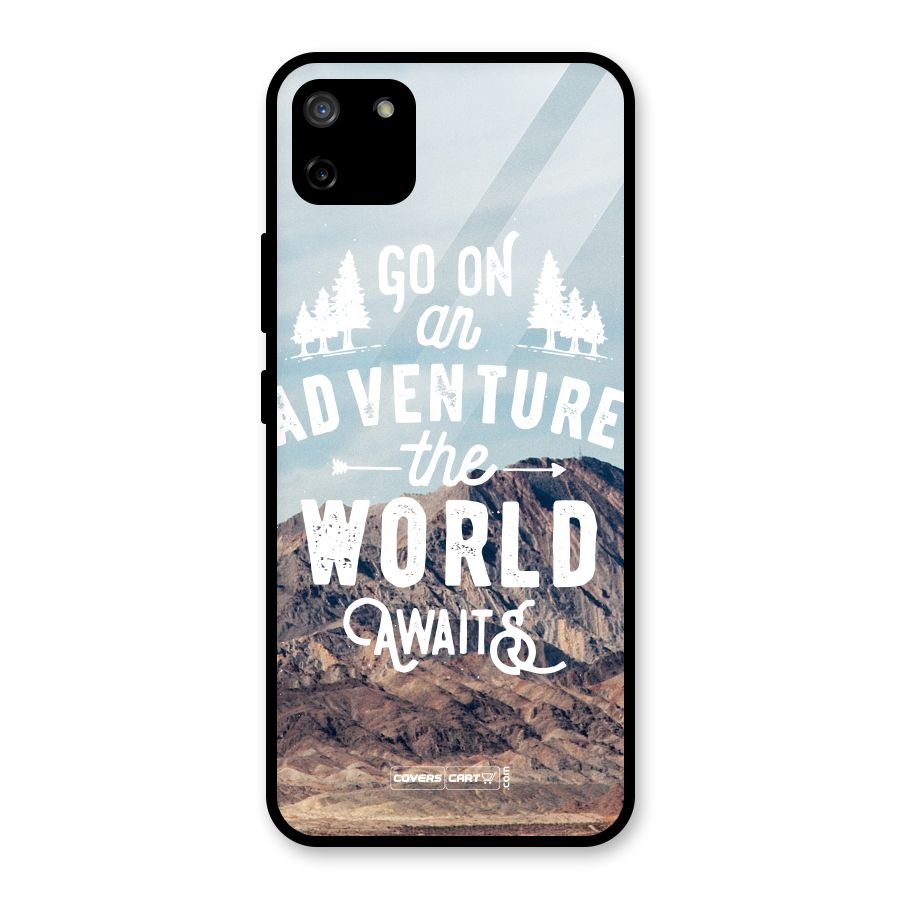 Adventure World Glass Back Case for Realme C11