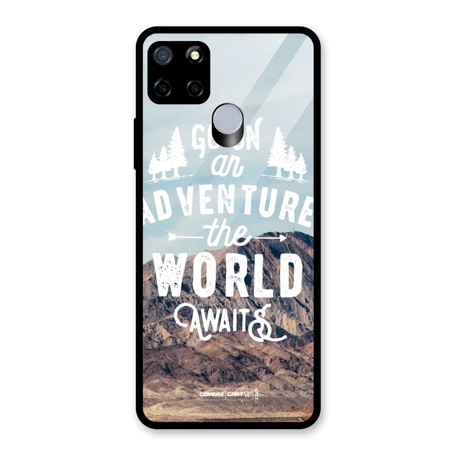 Adventure World Glass Back Case for Realme C12