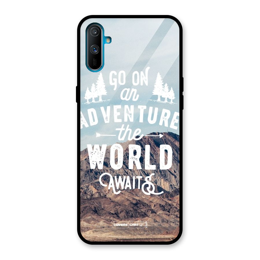 Adventure World Glass Back Case for Realme C3