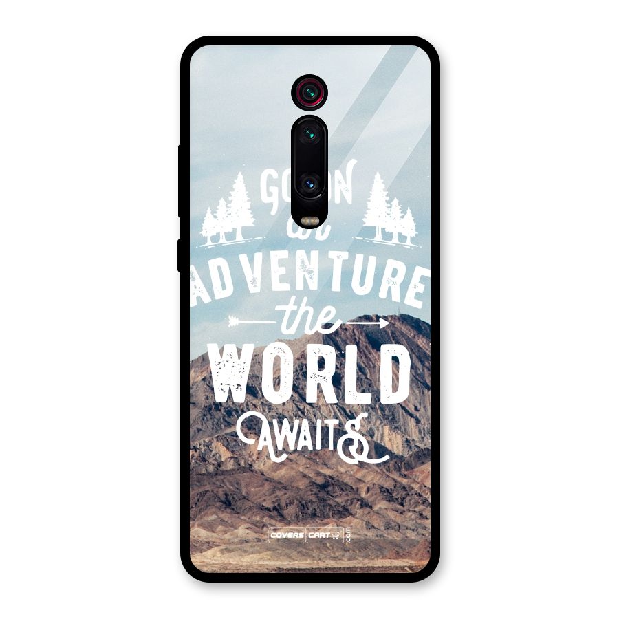 Adventure World Glass Back Case for Redmi K20 Pro