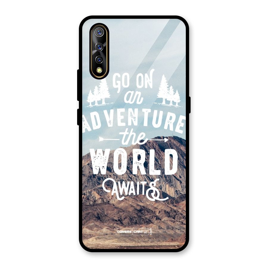 Adventure World Glass Back Case for Vivo S1