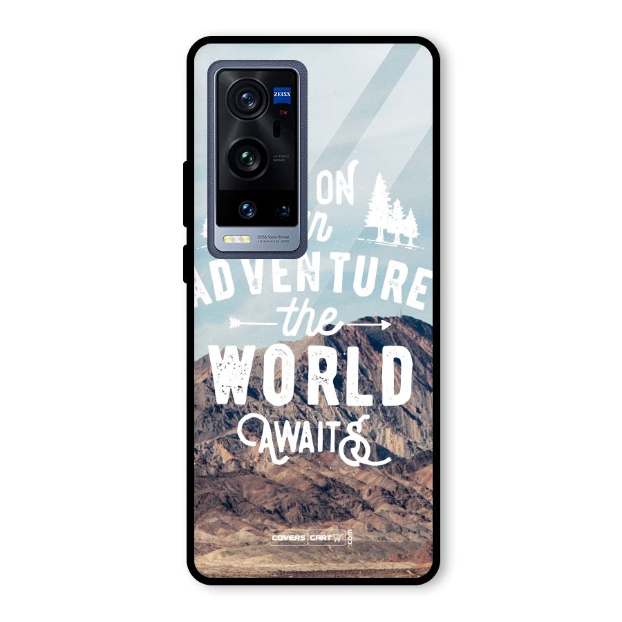 Adventure World Glass Back Case for Vivo X60 Pro Plus