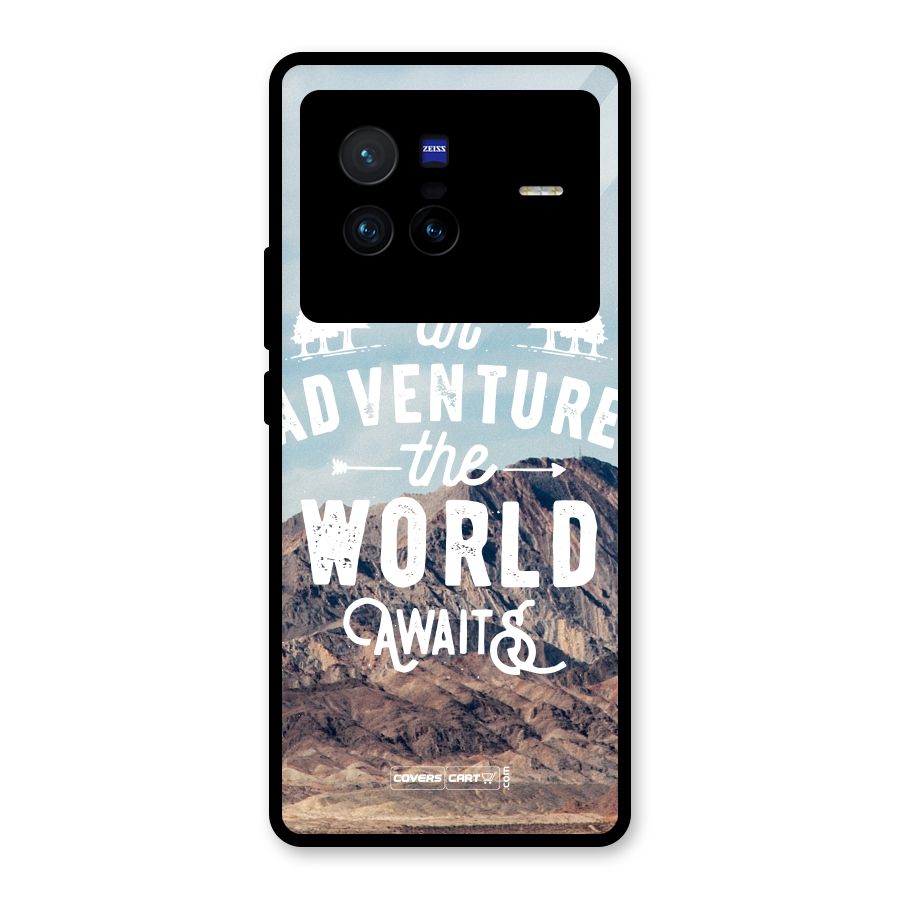 Adventure World Glass Back Case for Vivo X80