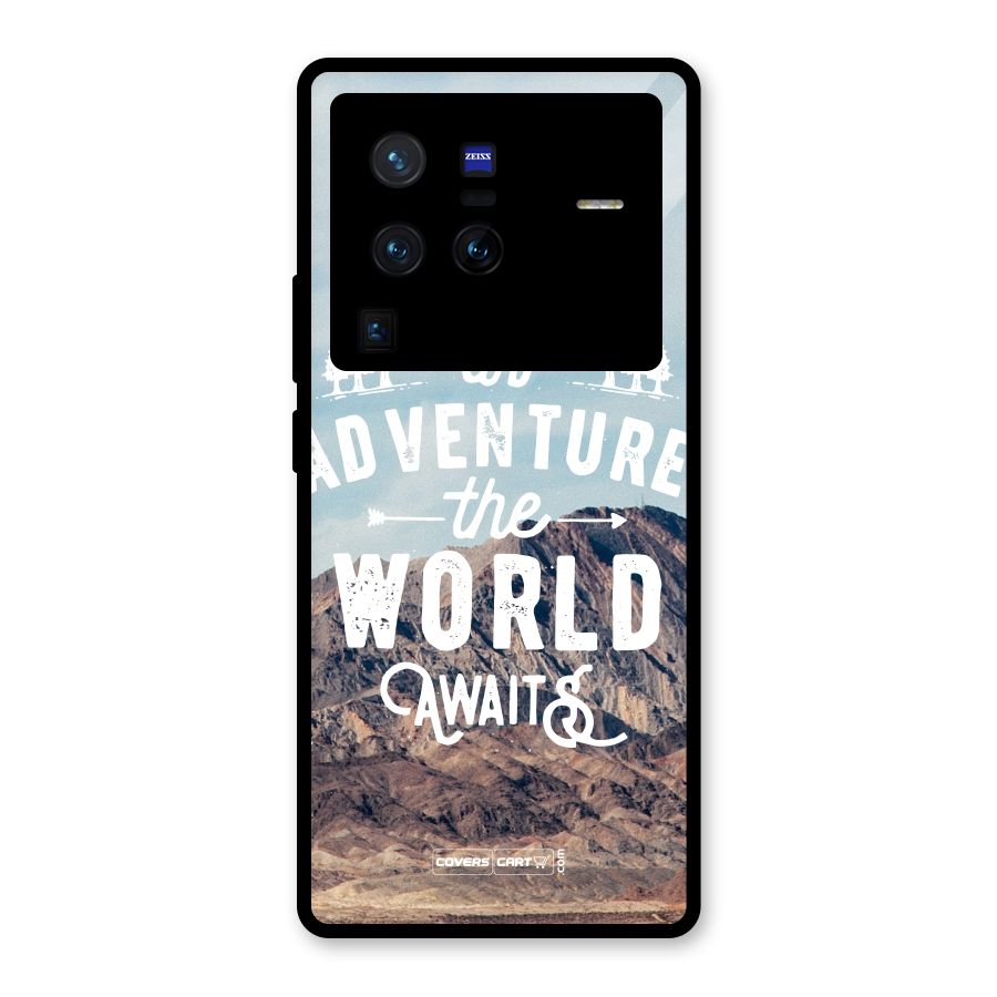 Adventure World Glass Back Case for Vivo X80 Pro