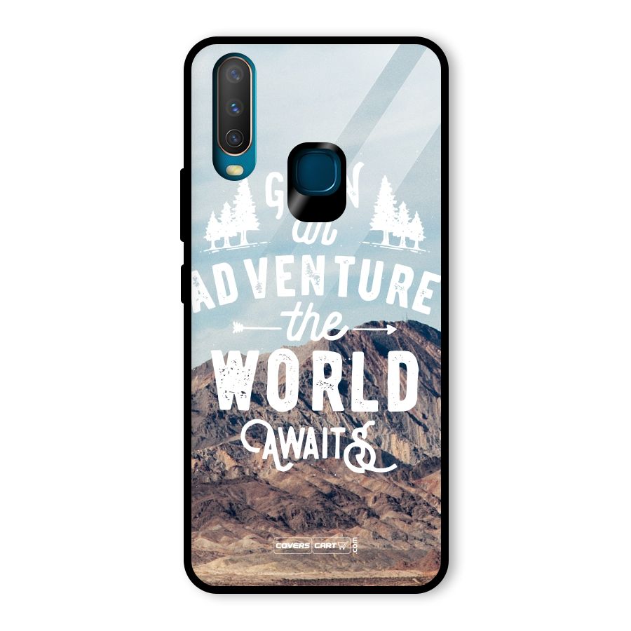 Adventure World Glass Back Case for Vivo Y17