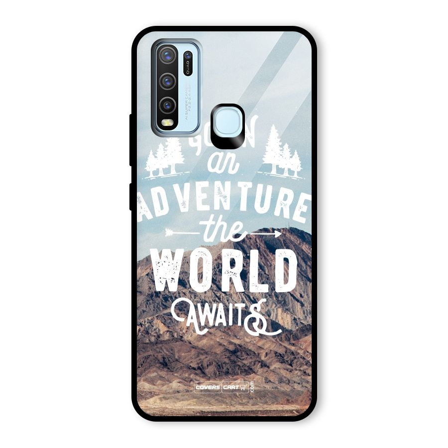Adventure World Glass Back Case for Vivo Y50