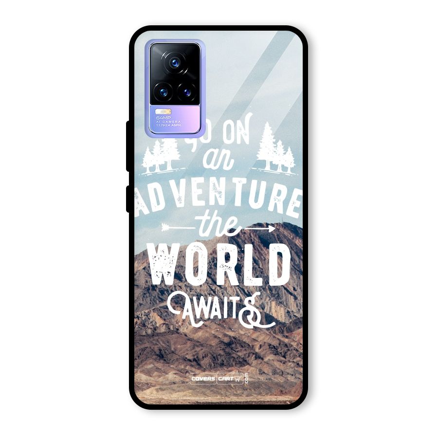 Adventure World Glass Back Case for Vivo Y73