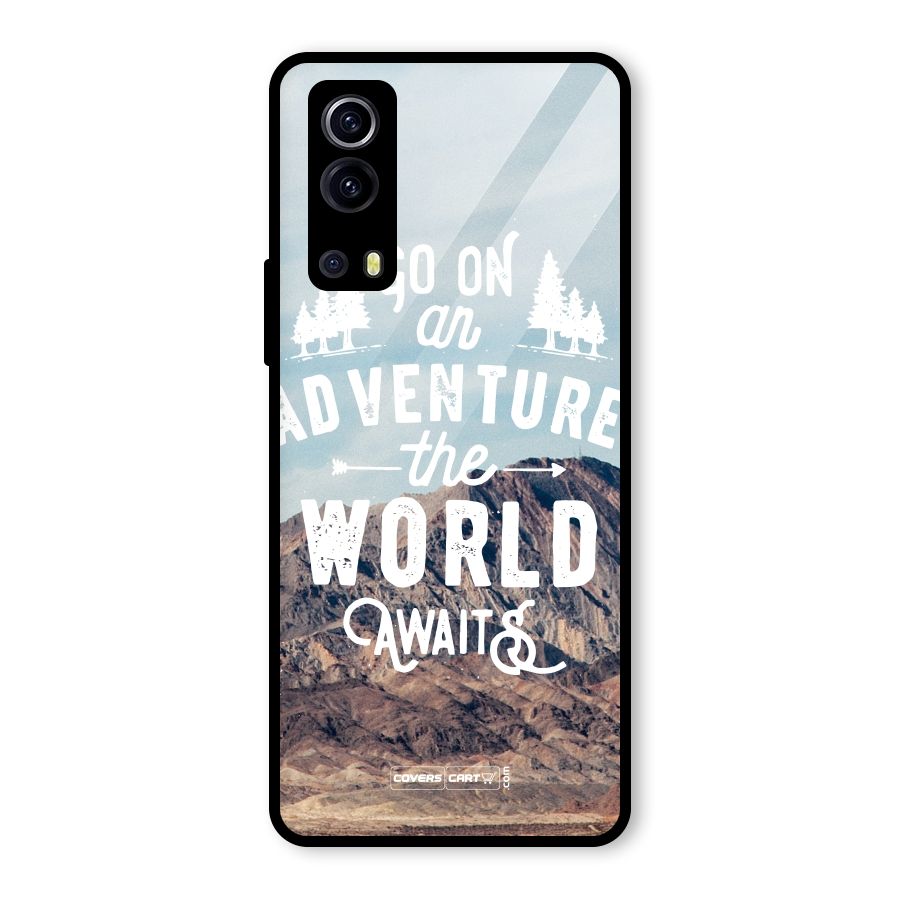 Adventure World Glass Back Case for Vivo iQOO Z3