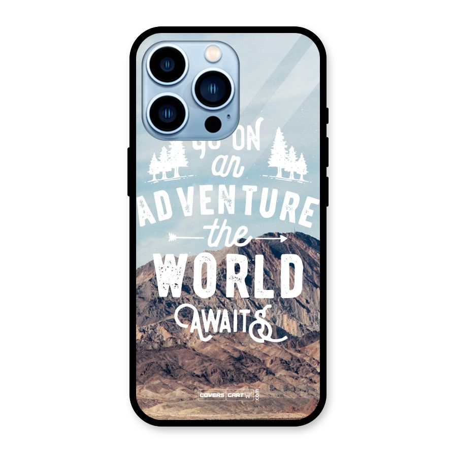 Adventure World Glass Back Case for iPhone 13 Pro