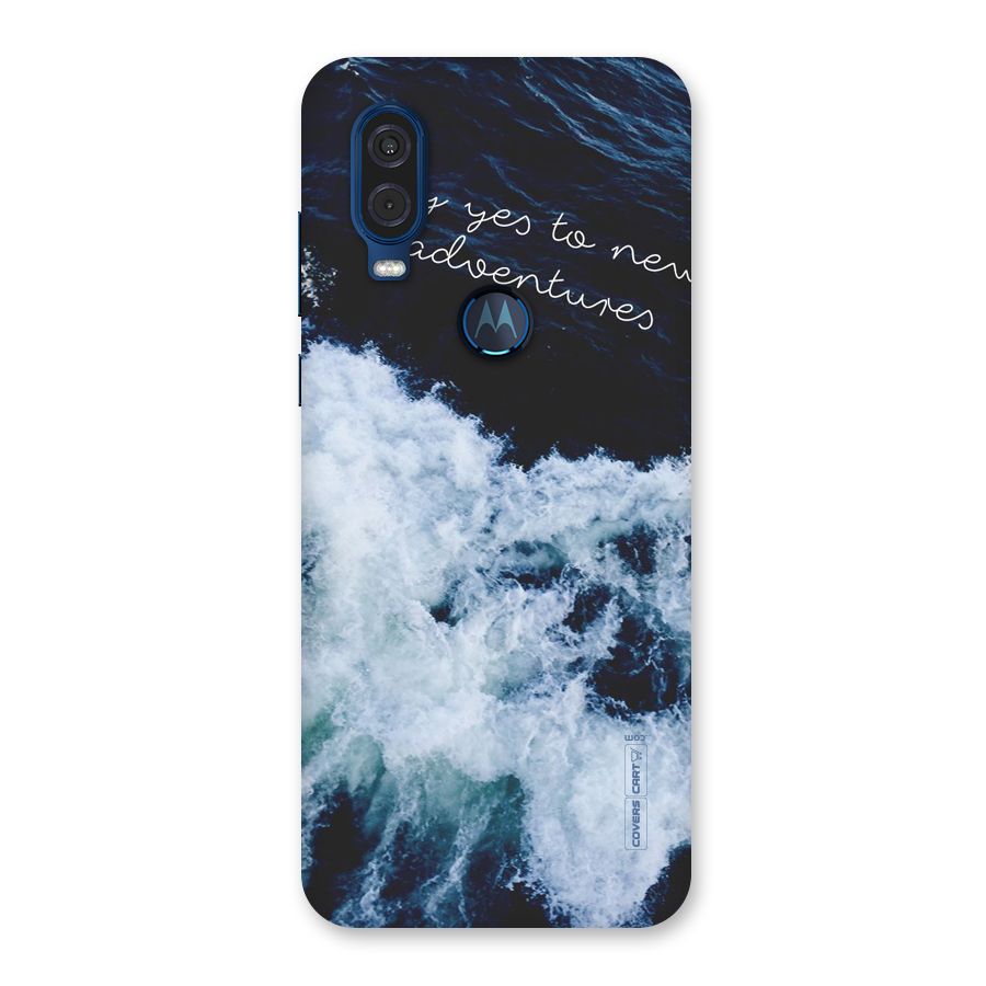 Adventures Back Case for Motorola One Vision