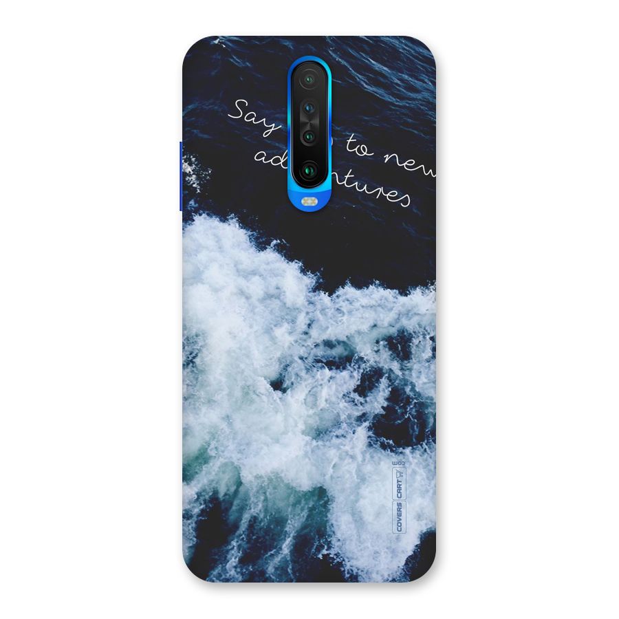 Adventures Back Case for Poco X2