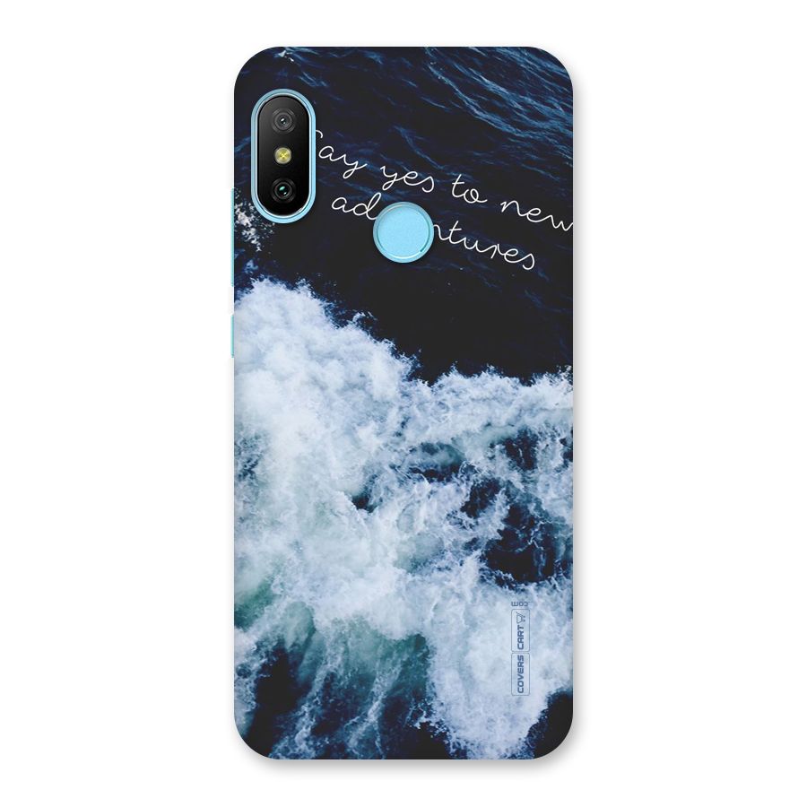 Adventures Back Case for Redmi 6 Pro