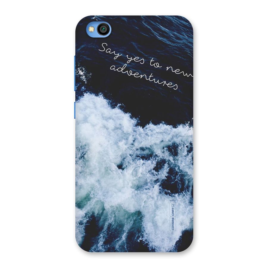 Adventures Back Case for Redmi Go