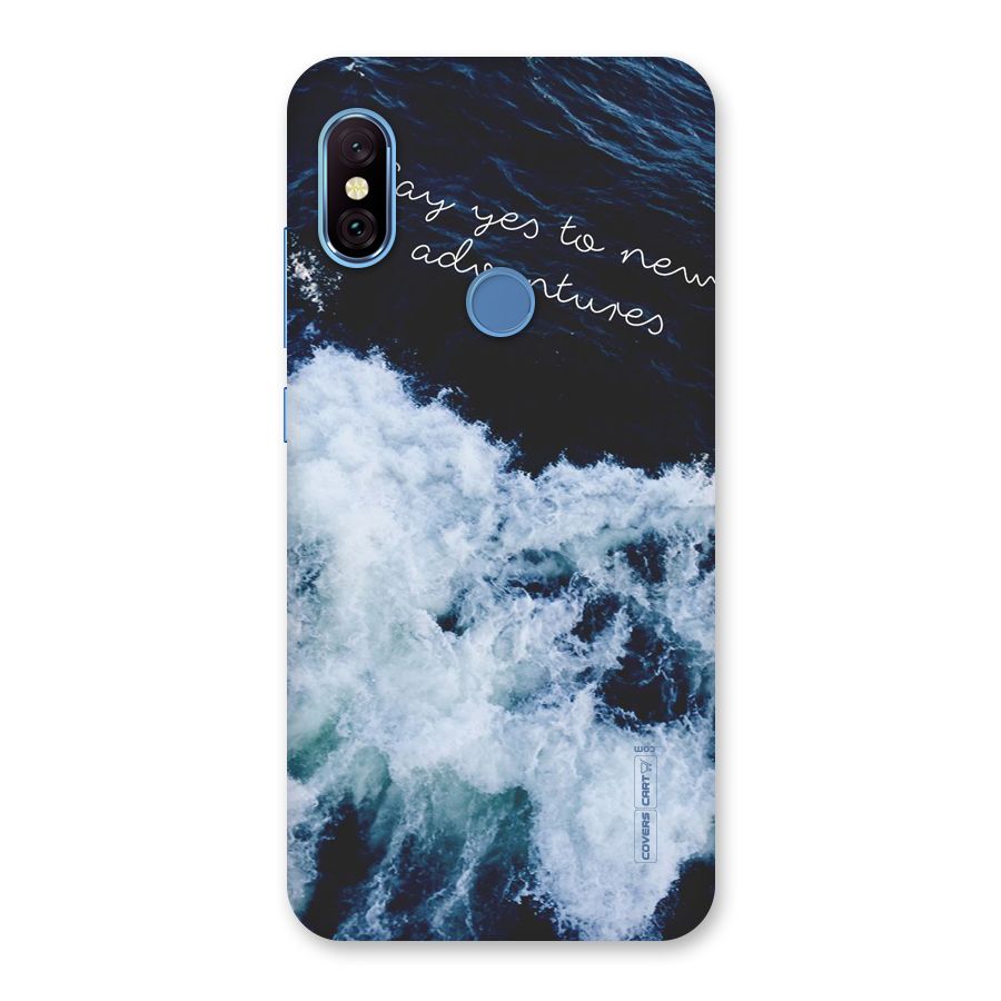 Adventures Back Case for Redmi Note 6 Pro