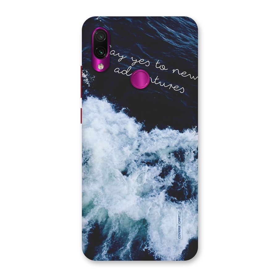 Adventures Back Case for Redmi Note 7 Pro